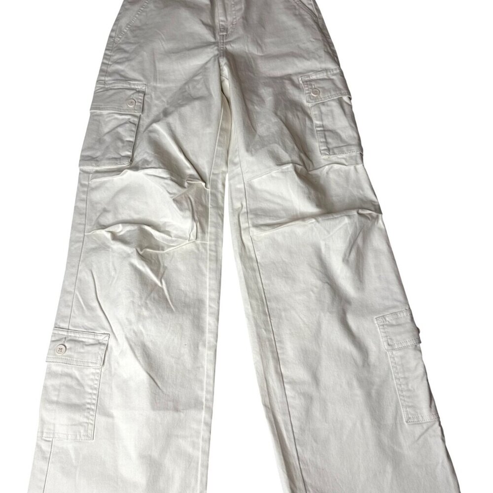 wild fable Wide Leg Cargo Pants in Off-White